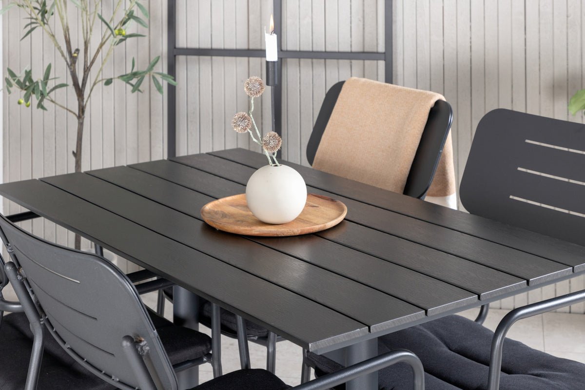 Lot de 2 - Chaise de jardin Lori en Métal