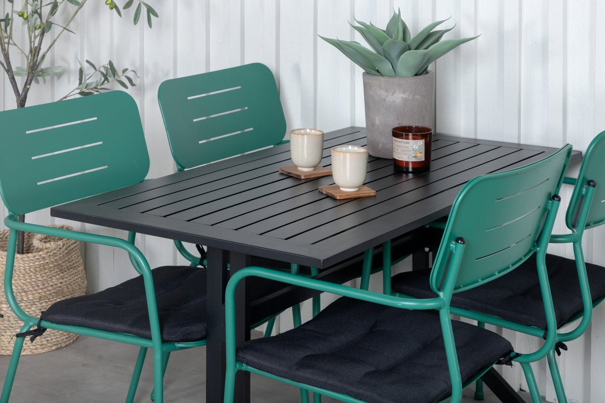 Lot de 2 - Chaise de jardin Lori en Métal