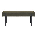 Banc Lenny Bouclé avec pieds en métal