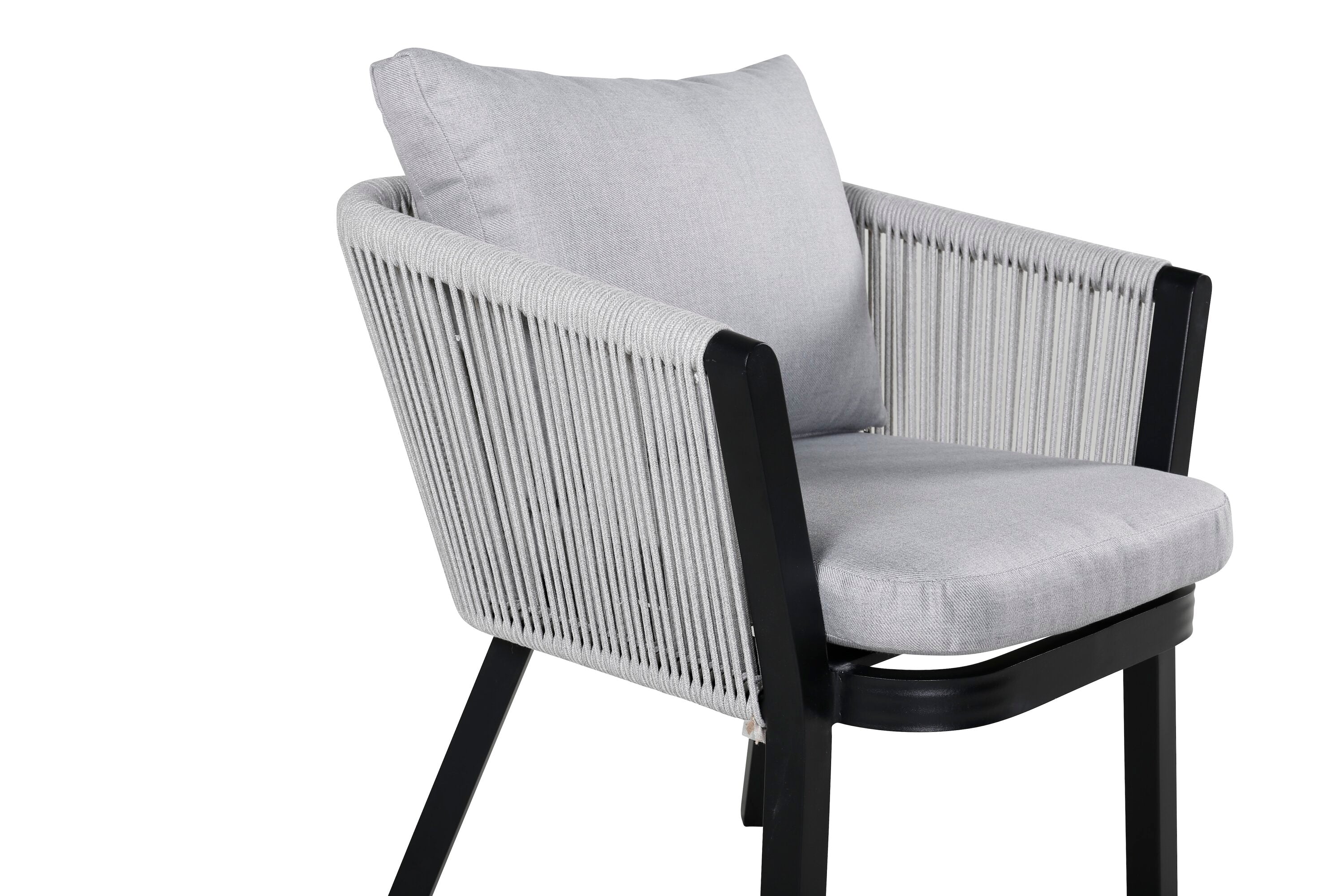 Ensemble de 2 chaises de jardin Myria en Métal/polyester