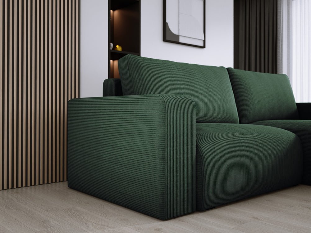 Canapé designer Carl Côtelé avec fonction couchage et rabattable