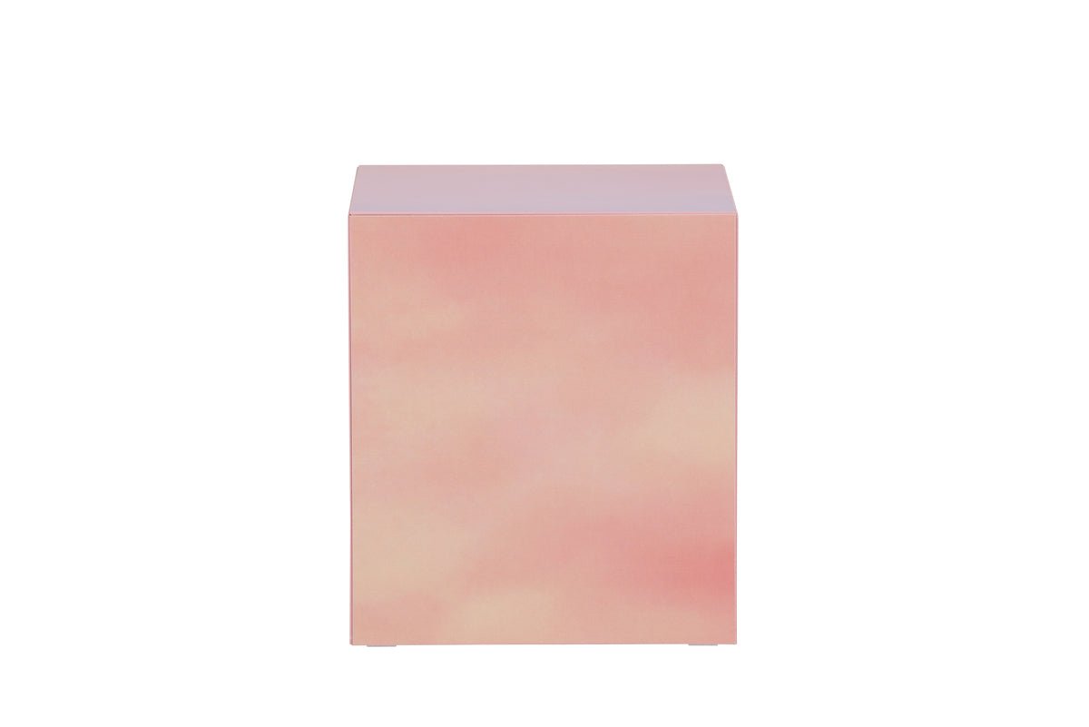 Table basse/table d'appoint Nivara – cube avec un aspect exceptionnel