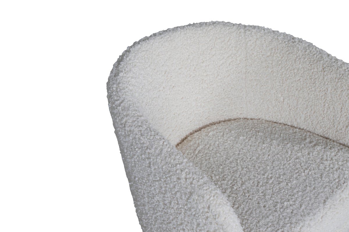 Fauteuil Comfy - avec fourrure d'ours en option Noir ou Blanc