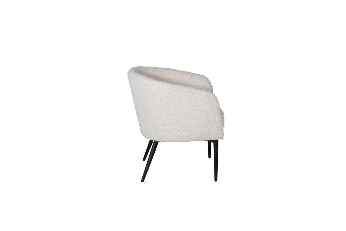Fauteuil Comfy - avec fourrure d'ours en option Noir ou Blanc