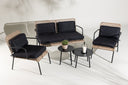 Loungeset Marocco - Rückenlehnen und Sitzflächen aus Naturrattan