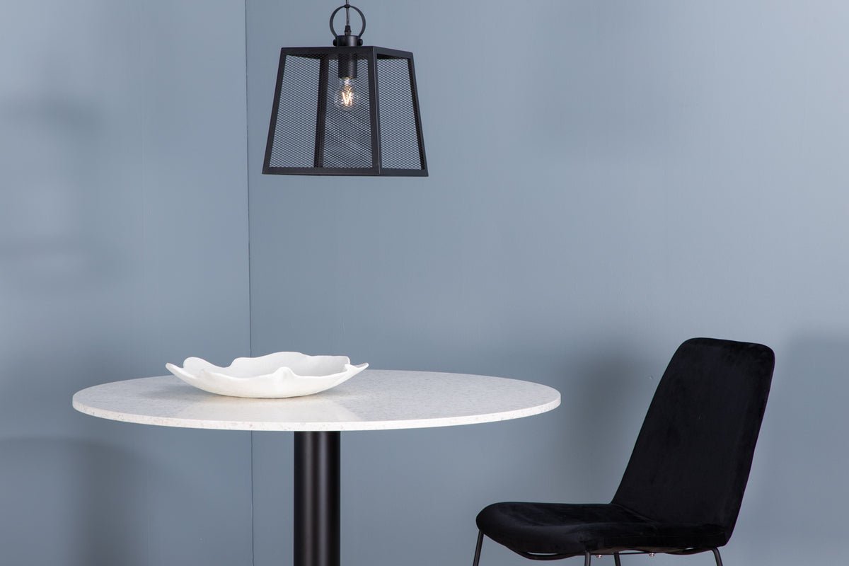 Suspension « Mburu » – Élégante et stylée avec motif en treillis sur 2 côtés