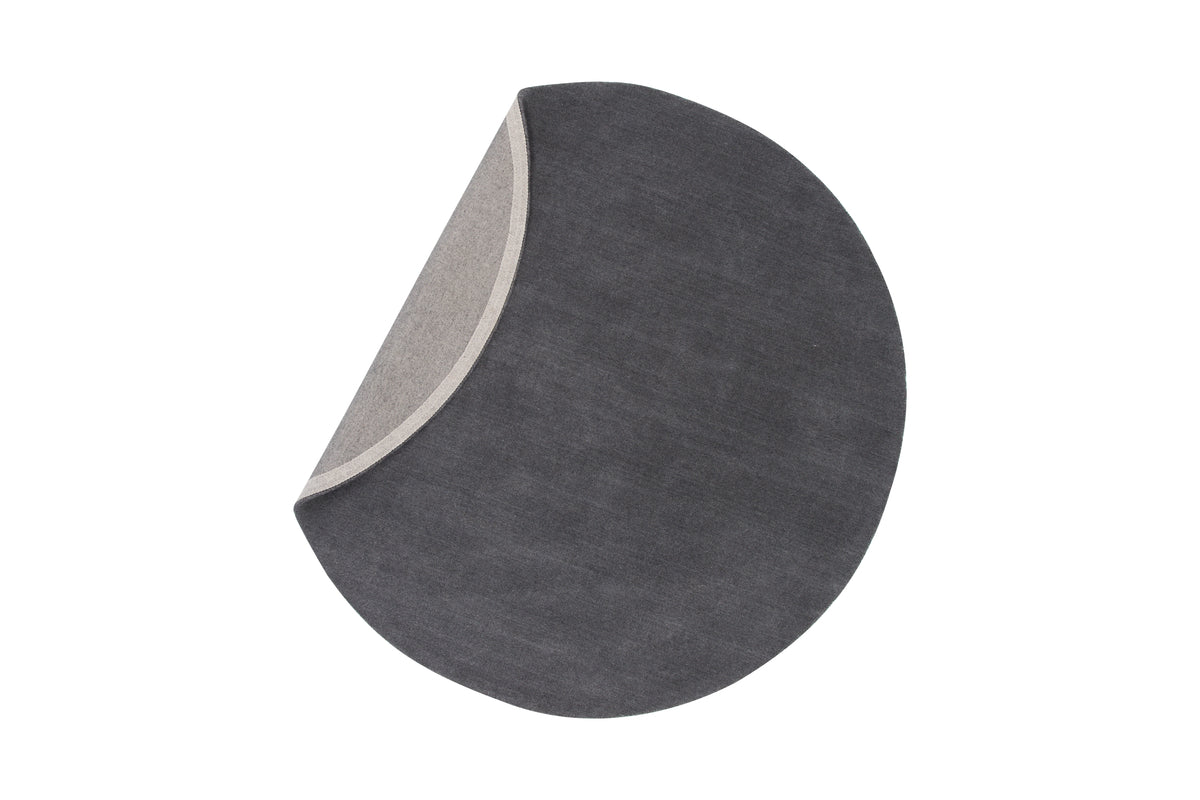 Tapis Selara – rond en laine et polyester