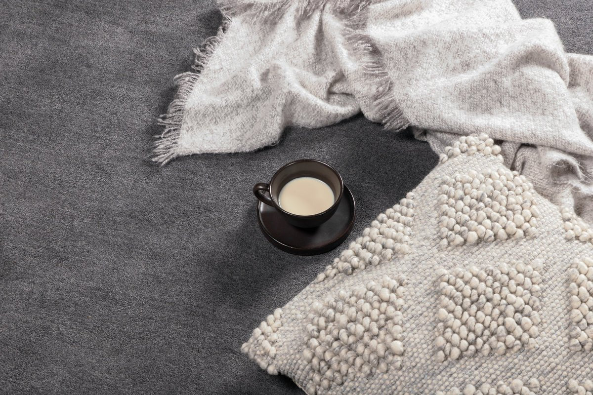 Tapis Selara – rond en laine et polyester