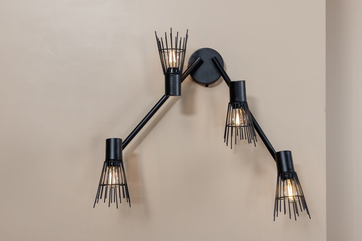 Applique murale « Anastasia » – Disponible en version 3 ou 4 flammes au choix