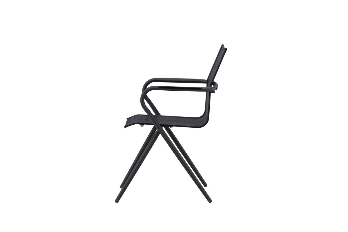 Ensemble de 6 chaises de jardin Andrea en Textilène/Aluminium