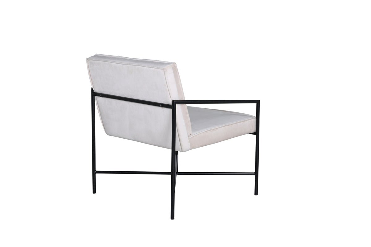 Fauteuil Lorele - Avec revêtement en peluche ou velours