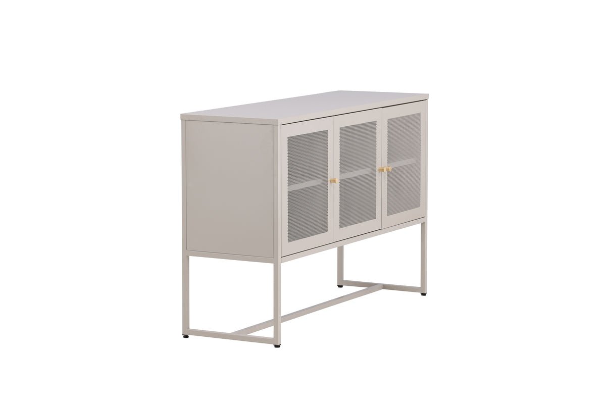 Commode Marilo – Beige, industriel-moderne avec charme loft