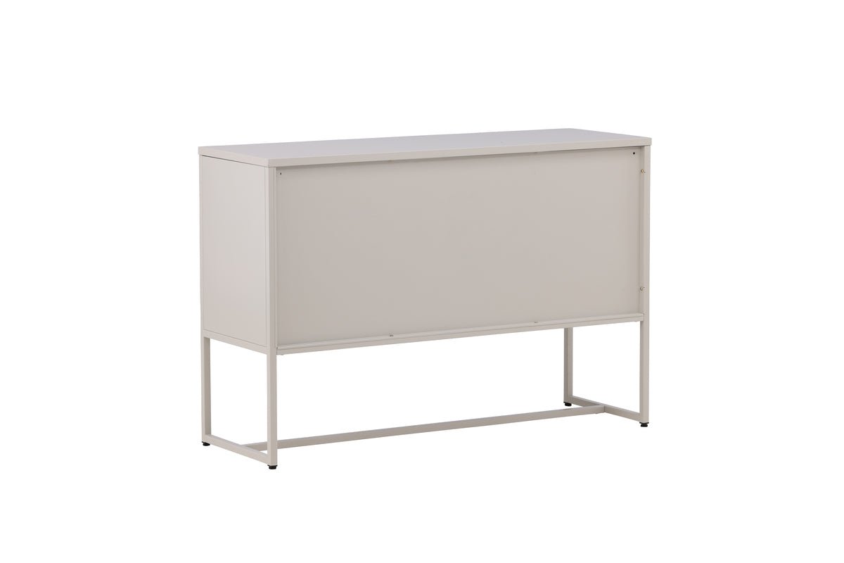 Commode Marilo – Beige, industriel-moderne avec charme loft