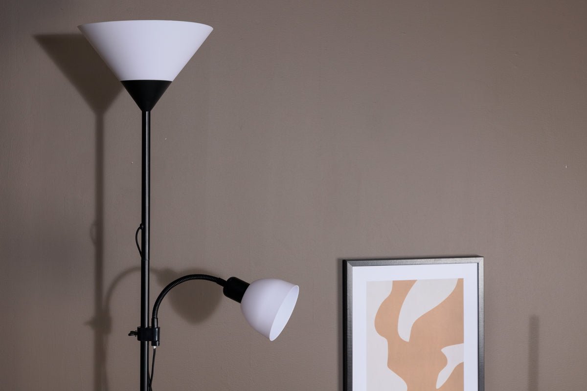 Lampadaire « Ragnar » – Silhouette mince et moderne à 2 flammes