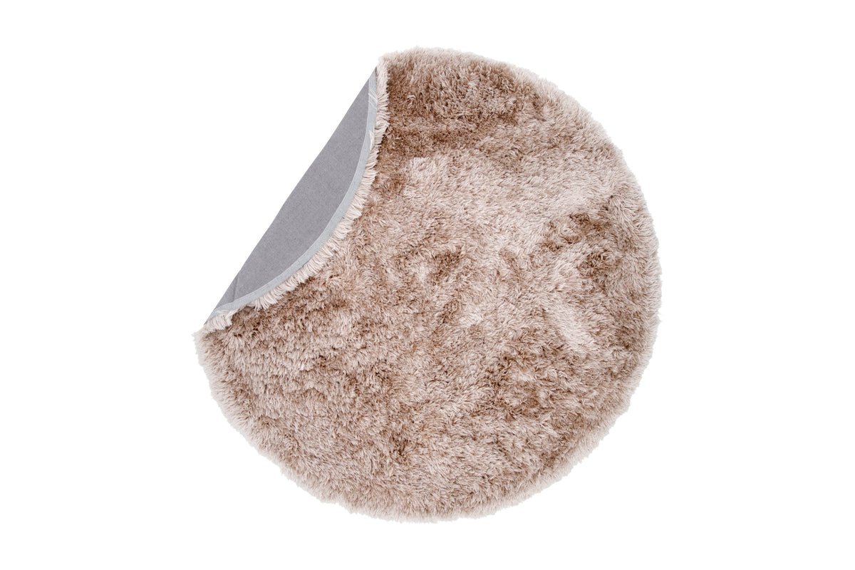 Tapis Elviana – Ø 200 cm en Beige en polyester