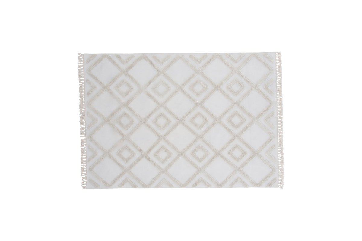 Tapis Neray – avec franges en polyester