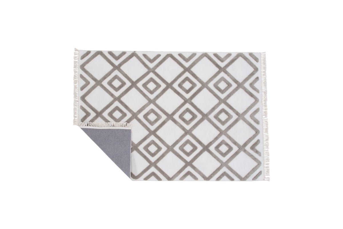 Tapis Neray – avec franges en polyester