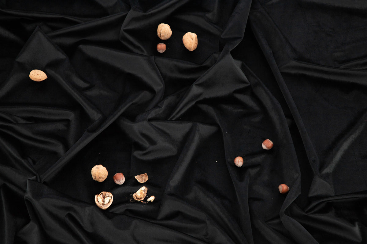 Ensemble de rideaux Anny – aspect velours en plusieurs couleurs