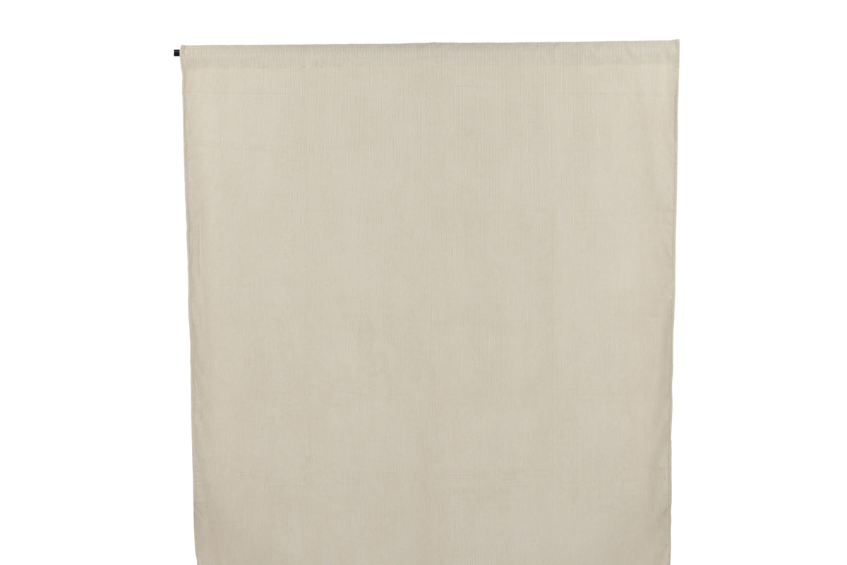 Ensemble de rideaux Verta – avec système à plusieurs bandes en Beige & vert mousse