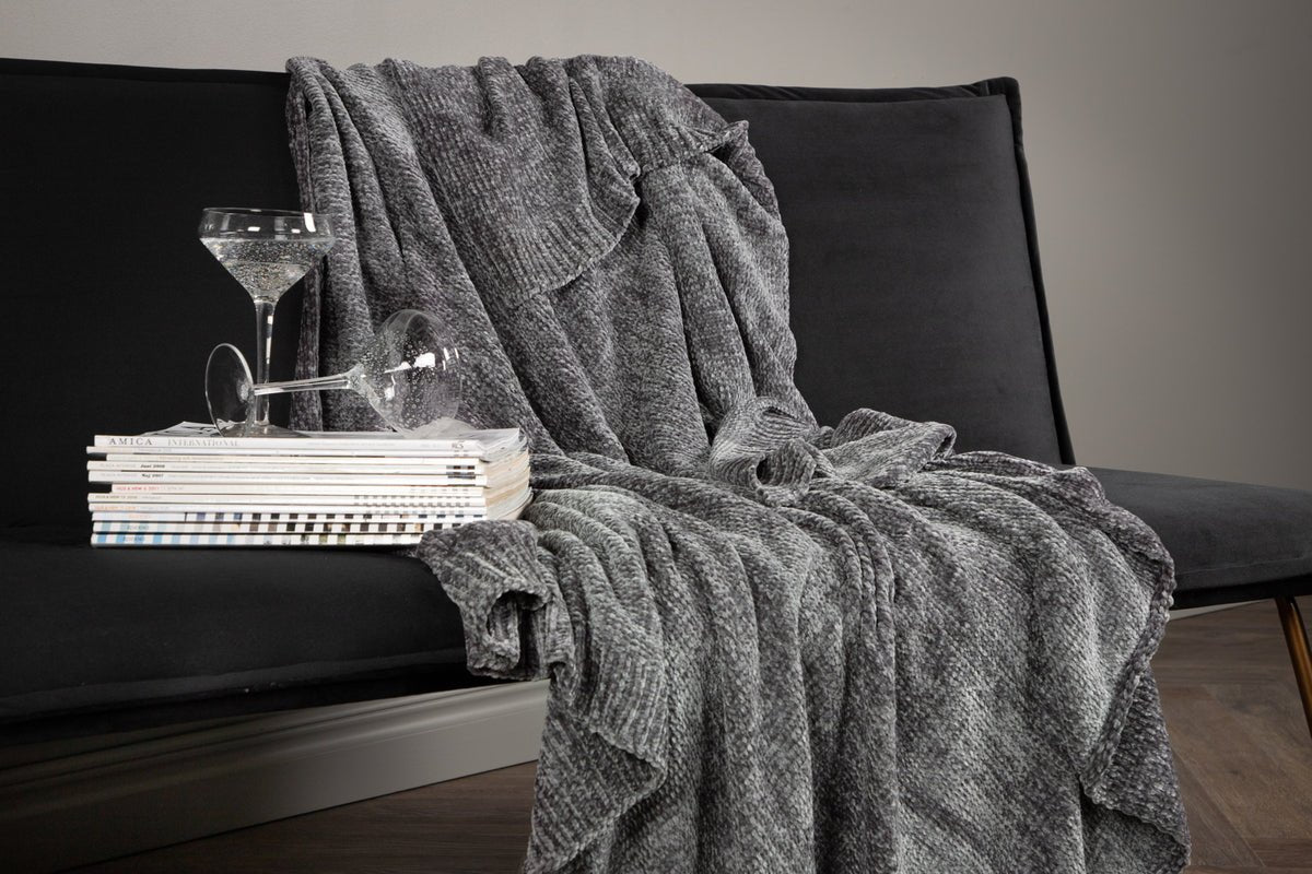 Couverture de jour Silva – 170×130 cm, douce Chenille