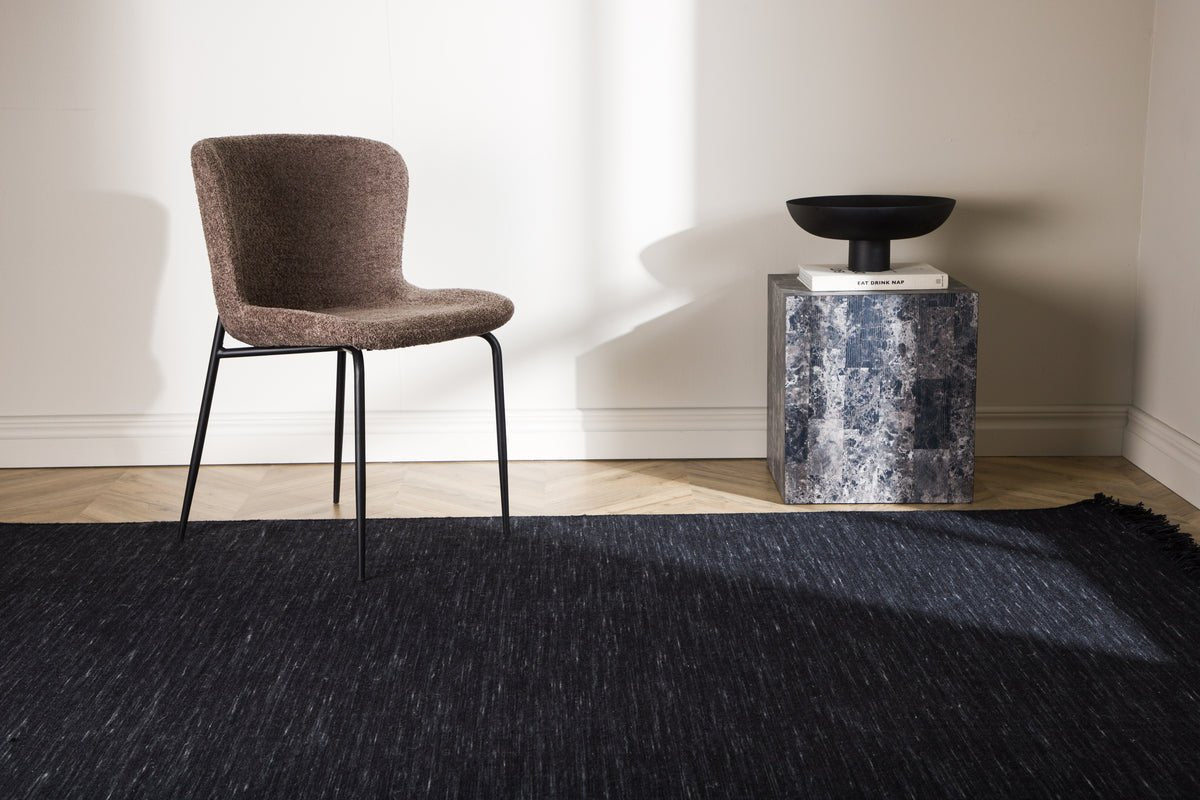 Tapis Sarah – tissé plat avec franges en laine