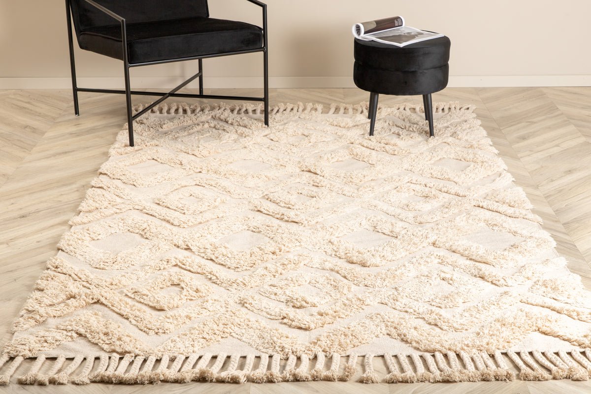 Tapis Isa – style vintage en coton