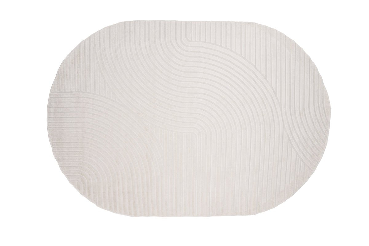 Tapis Eliano – en forme ovale en polypropylène