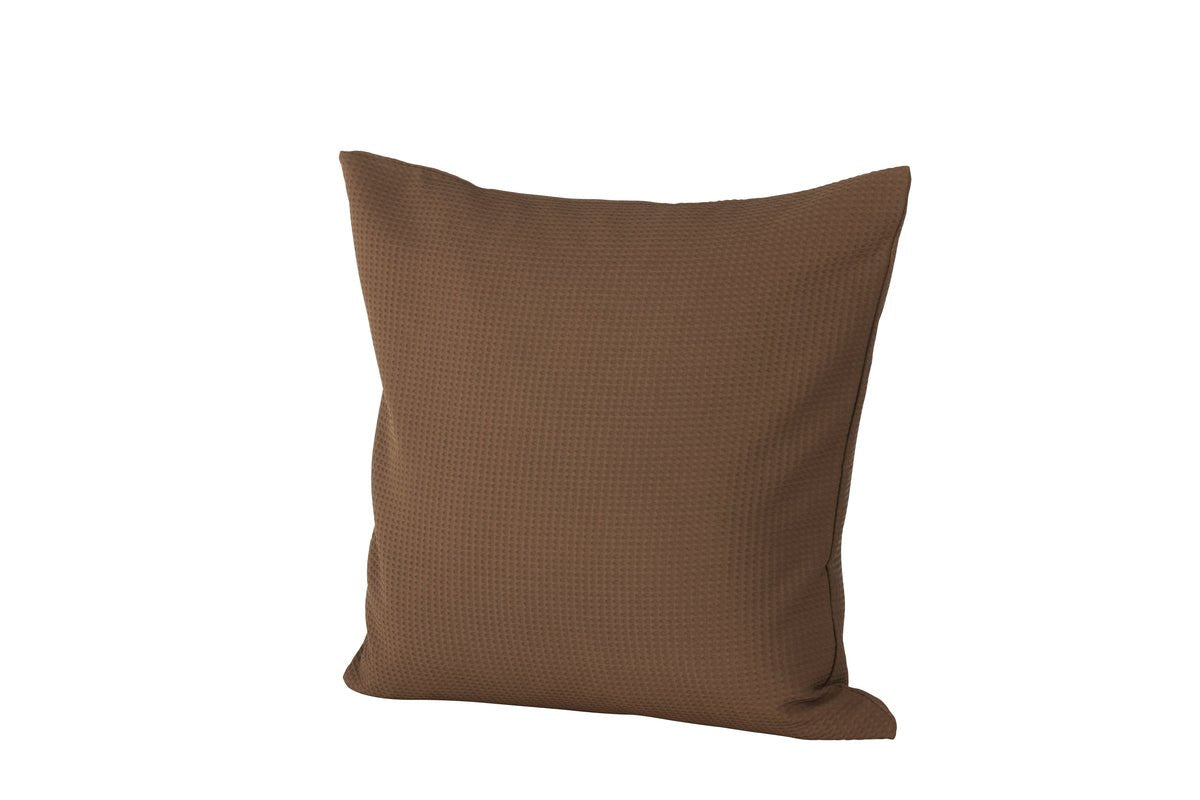 Housse de coussin Agatha - 50x50 cm en Noir, Vert et Marron foncé
