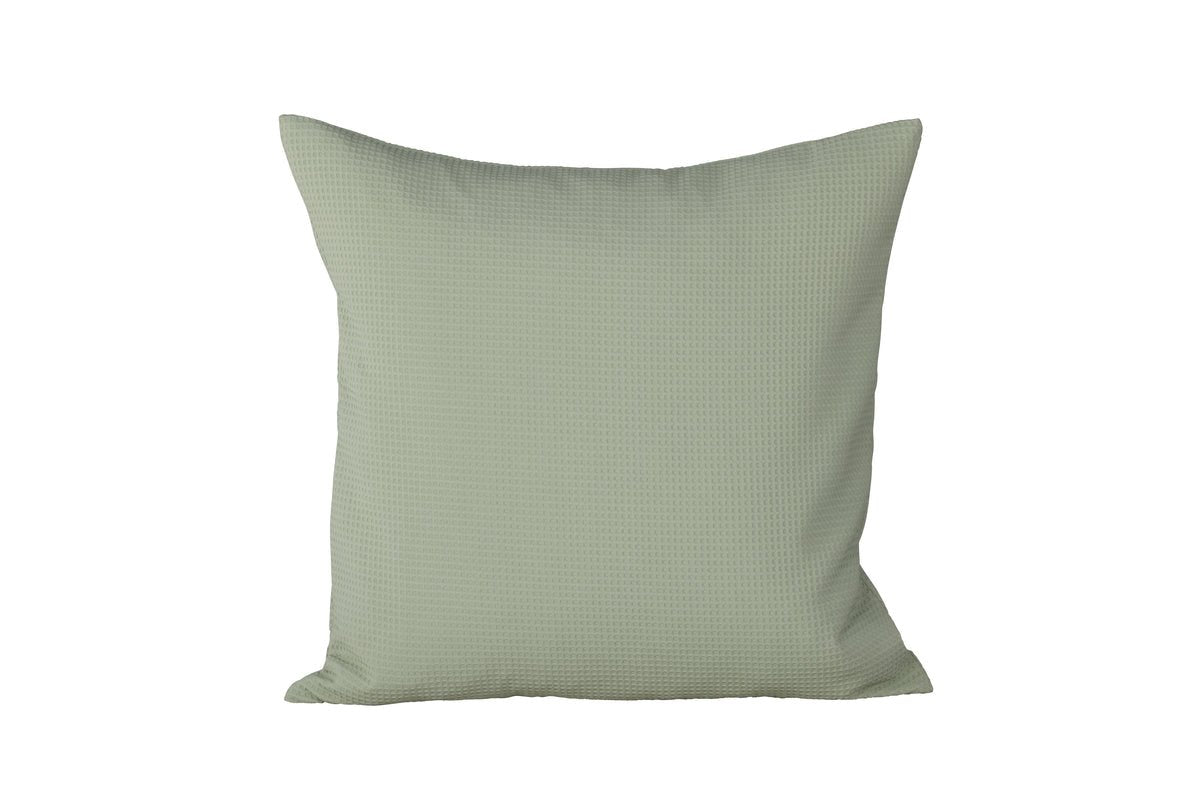 Housse de coussin Agatha - 50x50 cm en Noir, Vert et Marron foncé