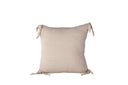 Kissenbezug Ambiente - 40x40 cm in Beige, Dunkelgrau und Weiß