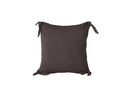 Kissenbezug Ambiente - 40x40 cm in Beige, Dunkelgrau und Weiß