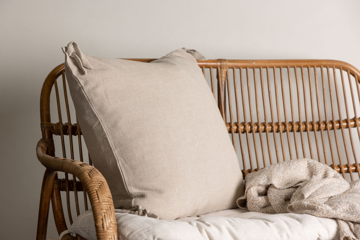 Housse de coussin Alabaster - 60x60 cm en Beige