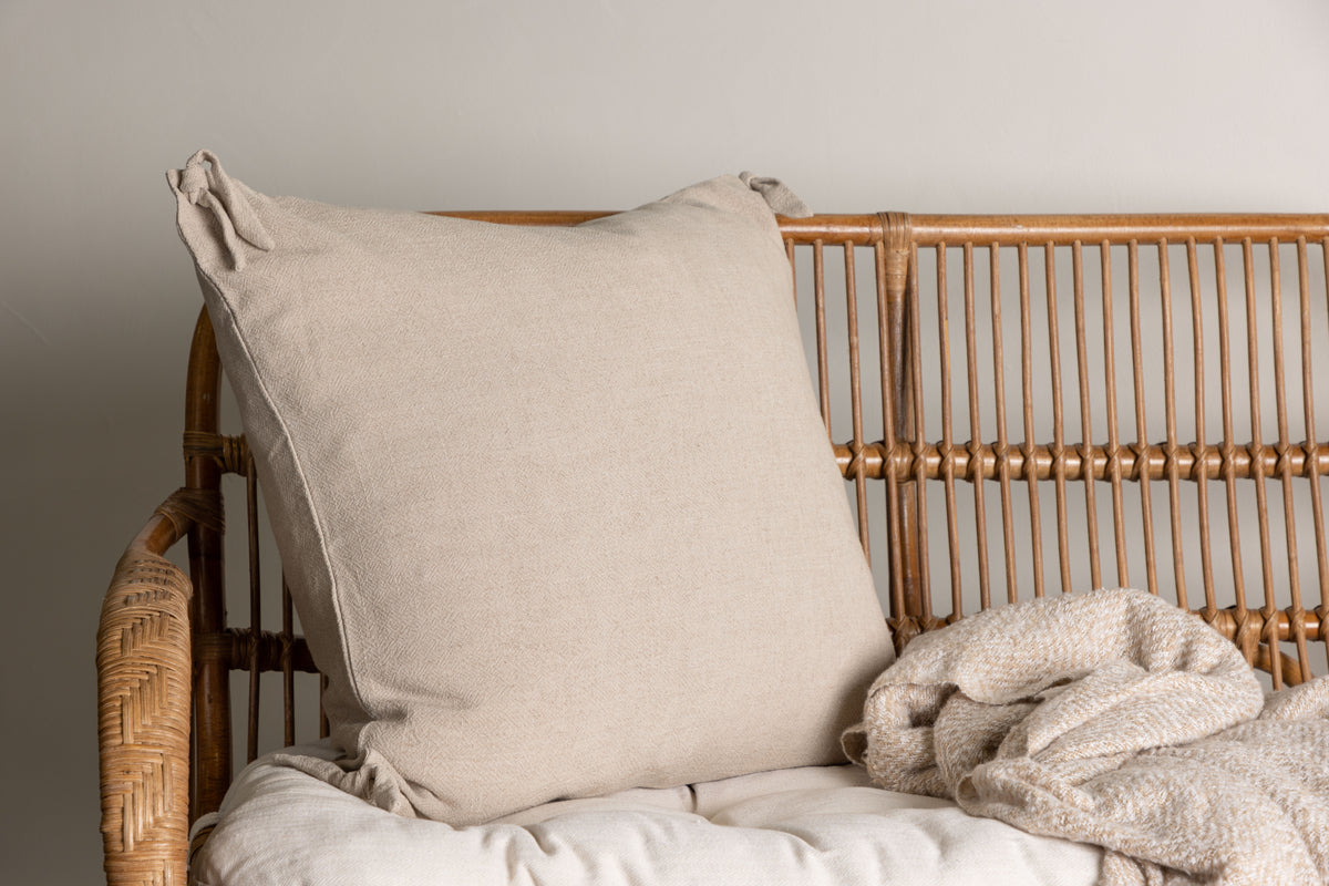 Housse de coussin Alabaster - 60x60 cm en Beige