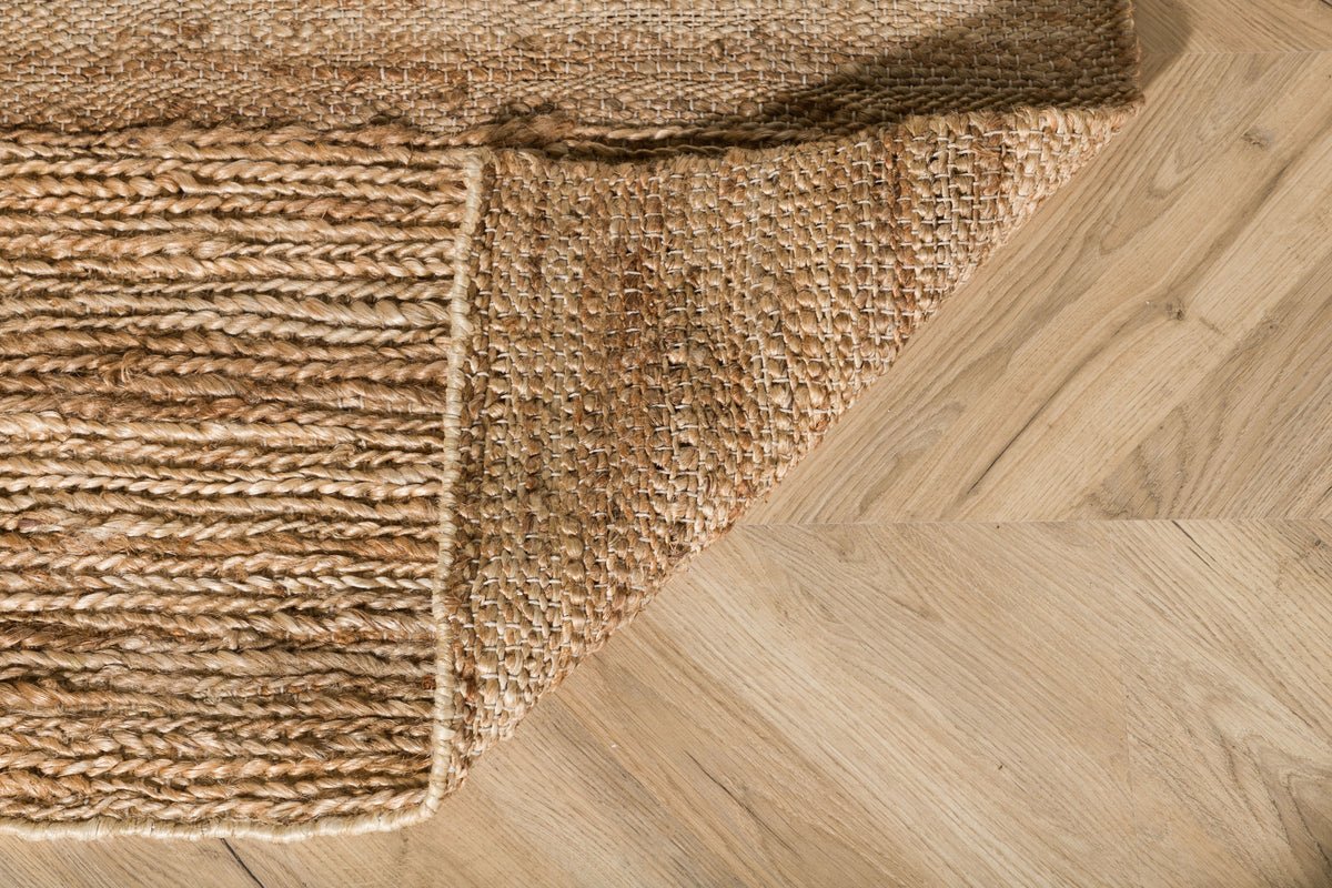 Tapis Julia – tissé à la main en couleur naturelle en jute