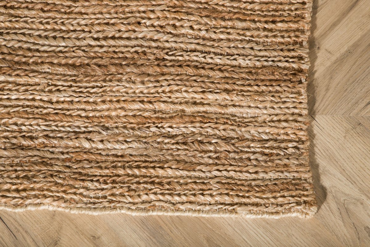 Tapis Julia – tissé à la main en couleur naturelle en jute