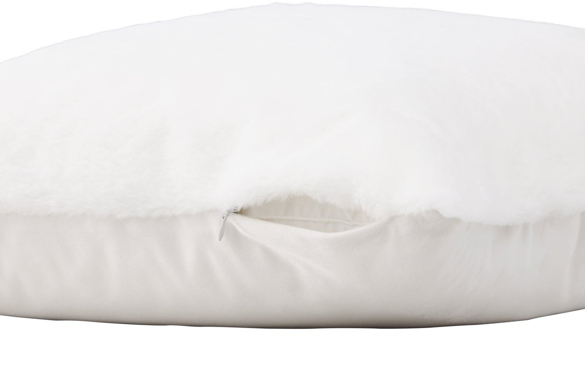 Housse de coussin Relax - 50x50 cm en Beige, Gris et Blanc