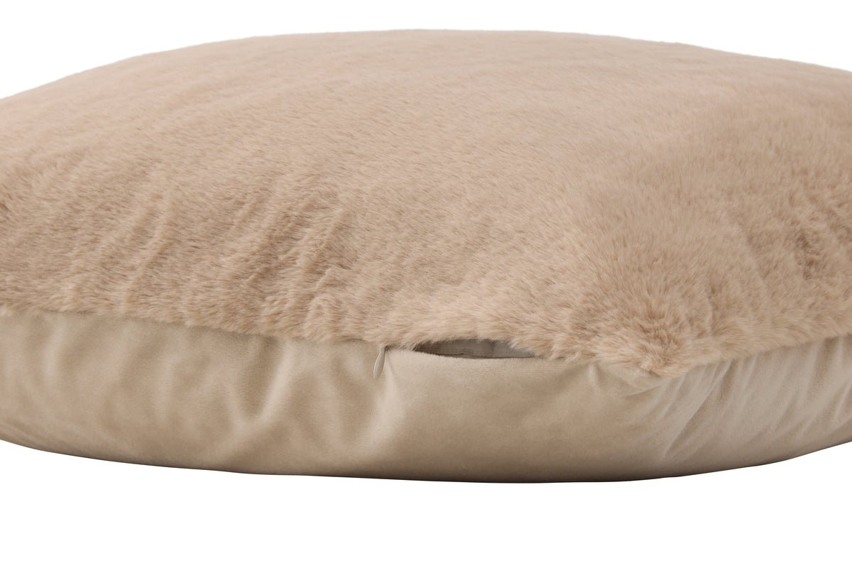 Housse de coussin Relax - 50x50 cm en Beige, Gris et Blanc