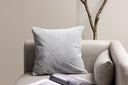 Kissenbezug Relax - 50x50 cm in Beige, Grau und Weiß