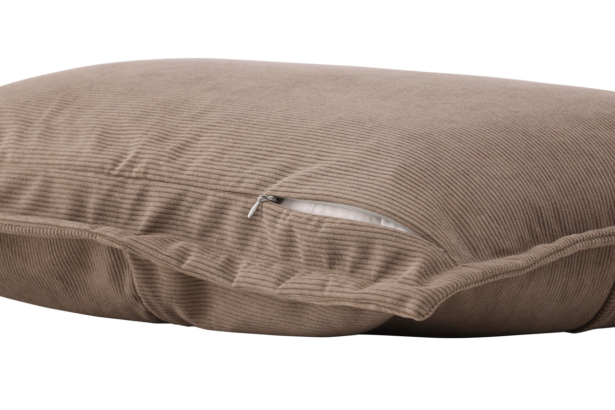 Housse de coussin Toscane - 60x40 cm en Marron