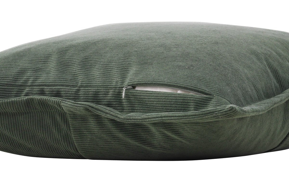 Housse de coussin Budapest - 50x50 cm en Beige, vert foncé et Marron