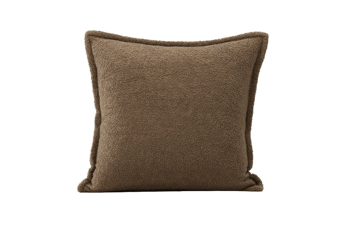 Housse de coussin Nature - 60x60 cm en Beige, Marron et vert foncé