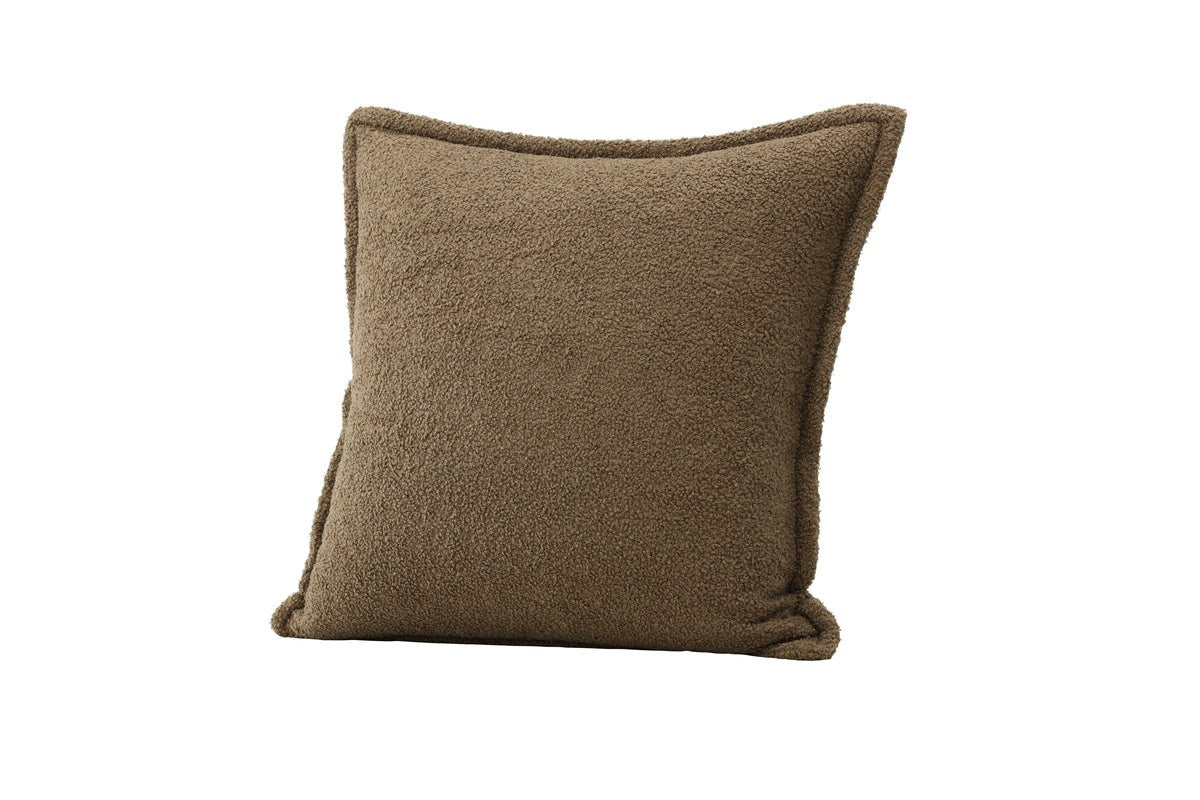 Housse de coussin Nature - 60x60 cm en Beige, Marron et vert foncé