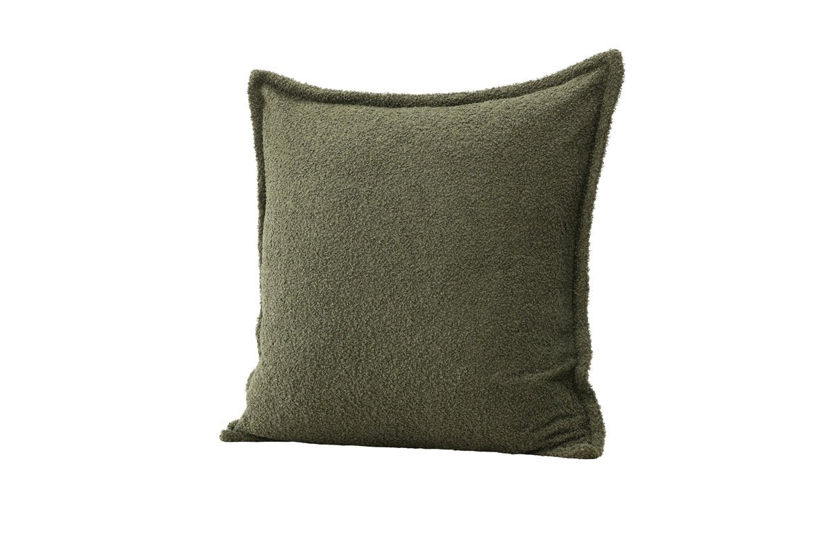 Housse de coussin Nature - 60x60 cm en Beige, Marron et vert foncé