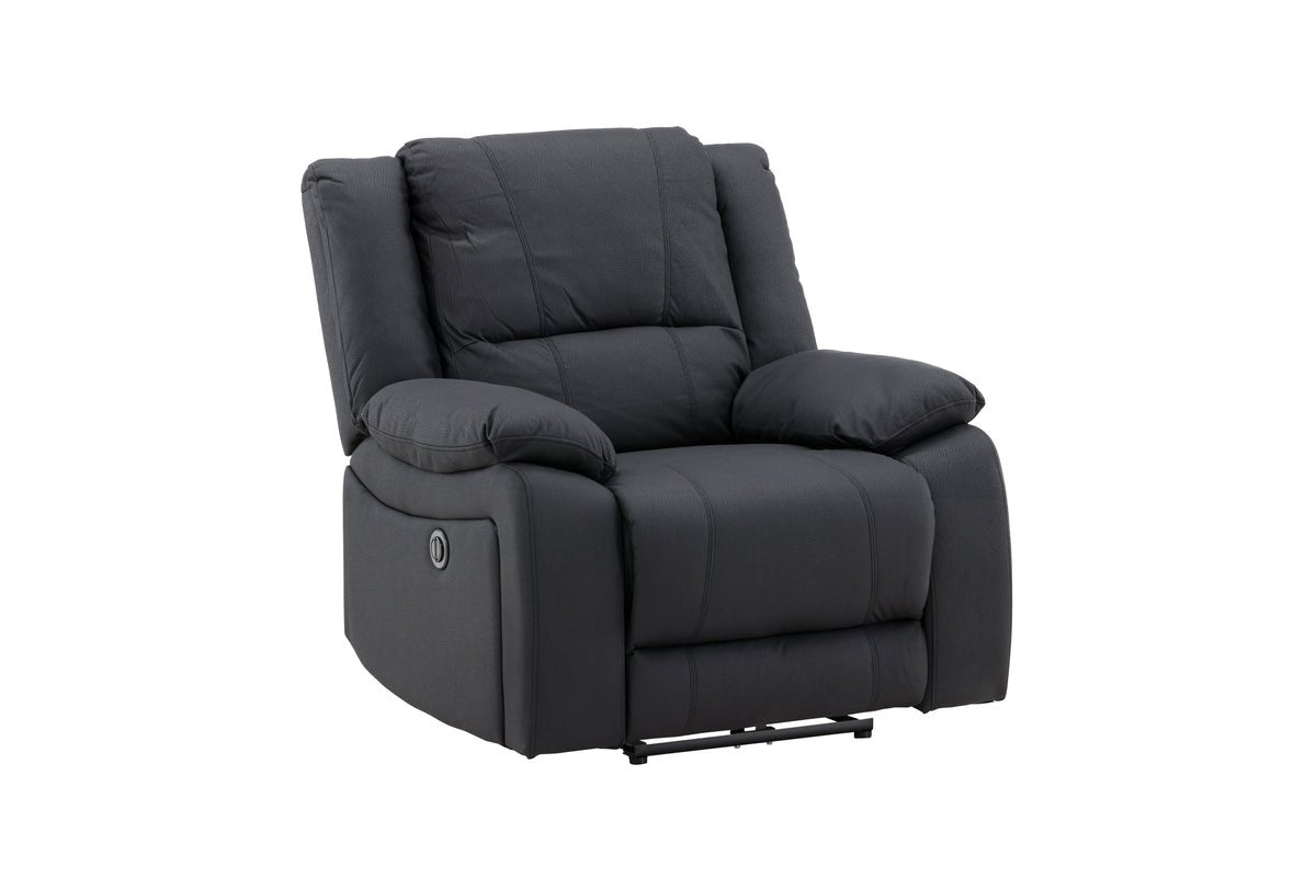 Fauteuil Dubai - en Noir avec fonction de couchage
