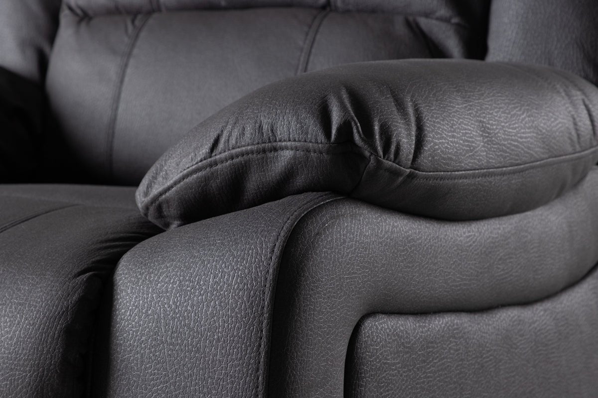 Fauteuil Dubai - en Noir avec fonction de couchage