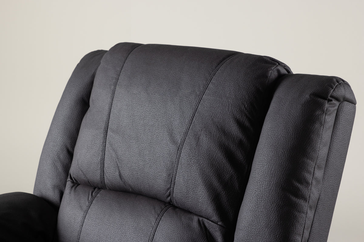 Fauteuil Dubai - en Noir avec fonction de couchage