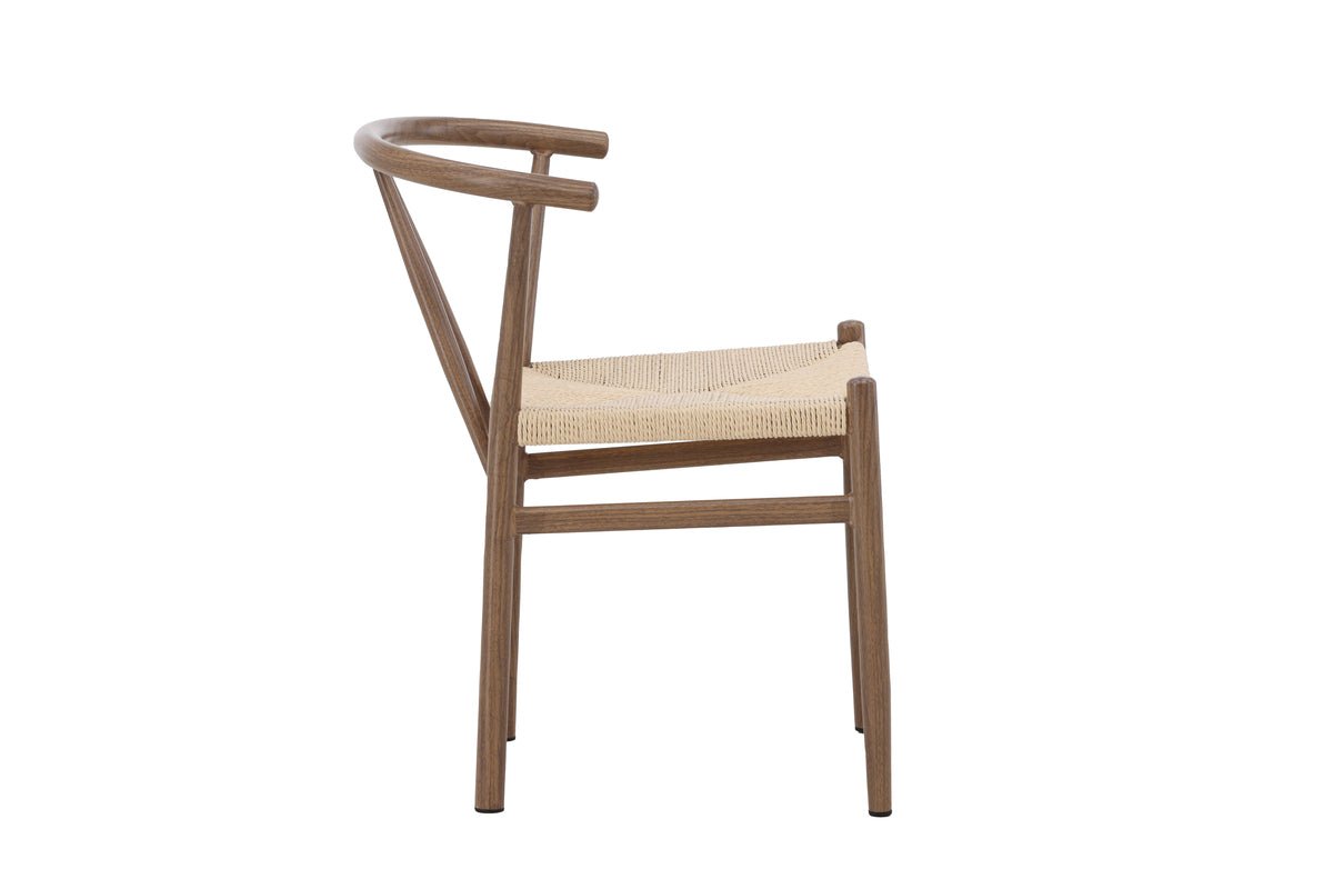 Chaise Fliou II - en Noir avec assise de couleur uniforme