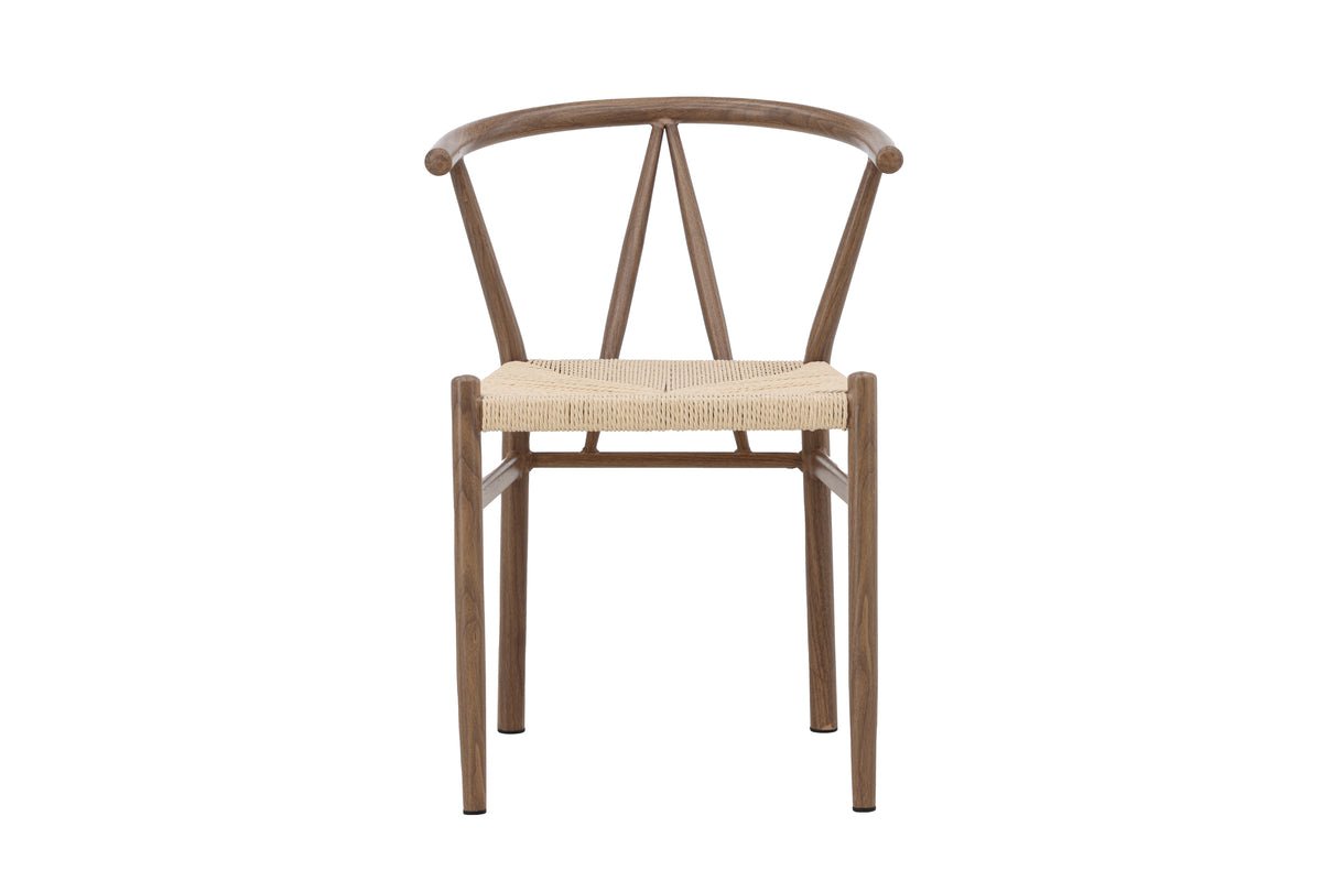 Chaise Fliou II - en Noir avec assise de couleur uniforme