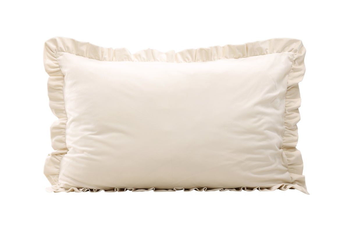 Housse de coussin Charming - 70x100 cm en Blanc et Gris