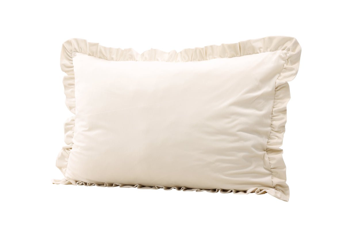Housse de coussin Charming - 70x100 cm en Blanc et Gris